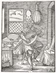 The Instrument Maker's Workshop, c.1570 (engraving) (b/w photo)