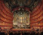 Concert given by Cardinal de La Rochefoucauld at the Argentina Theatre in Rome, on the Marriage of Louis the Dauphin (1729-65) son of Louis XV, to Marie-Josephe of Saxony (1731-67), 1747 (oil on canvas)