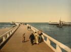 Entrance to port, Ostend, Belgium; c.1890-c.1900