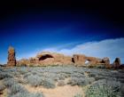 North window and Park Avenue, Arches National Park, Utah (photo)