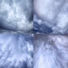 Abstract Clouds Square Quadrant 2