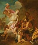 Venus asks Vulcan weapons for Aeneas (oil on canvas)