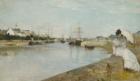 The Harbour at Lorient, 1869 (oil on canvas)