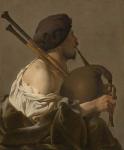 Bagpipe Player, 1624 (oil on canvas)
