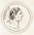 Emperor Domitian, from 'Crabb's Historical Dictionary', published 1825 (litho)