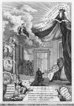 Allegory of the Report Given to Louis XVI (1754-93) by Jacques Necker (1732-1804) in 1781 (engraving) (b/w photo)