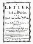 Letter to Lord Fairfax from Gerrard Winstanley (c.1609-60) on behalf of the Diggers at St. George Hill, Surrey, printed 1649 (engraving) (b/w photo)