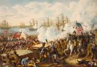 The Battle of New Orleans, January 8, 1815. Final battle of the War of 1812, resulting in victory for the American forces against the British. After a 19th century work.