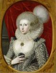 Portrait of a woman, possibly Frances Cotton, Lady Montagu, of Boughton Castle, Northamptonshire (oil on canvas)