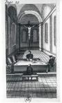 Inquisition Interrogation (engraving) (b/w photo)