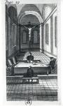 Inquisition Interrogation (engraving) (b/w photo)