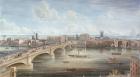 Another View of New London Bridge, showing the West Front, looking towards Southwark, and giving a distant View of Surrey, 1838 (w/c on paper)