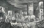 English Coal Mine from 'Cyclopaedia of Useful Arts & Manufactures', edited by Charles Tomlinson, c.1880s (engraving)