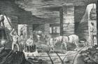 English Coal Mine from 'Cyclopaedia of Useful Arts & Manufactures', edited by Charles Tomlinson, c.1880s (engraving)