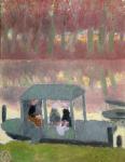 The Bateau-Lavoir at Port-Marly, 1890 (oil on paper)