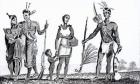 North American Indians, pub. by Richard Phillips, 1806 (engraving) (b&w photo)