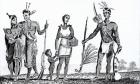 North American Indians, pub. by Richard Phillips, 1806 (engraving) (b&w photo)