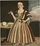 Susanna Truax, 1730 (oil on bed ticking)