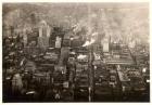 Aerial photo of downtown Philadelphia, taken from the LZ 127 Graf Zeppelin, 1928 (b/w photo)