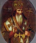 Portrait of Joachim, Patriarch of Moscow (1674-1690) (oil on canvas)