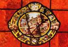 Window depicting September, from Montigny (stained glass)