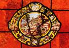 Window depicting September, from Montigny (stained glass)