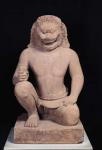 Lion-headed guardian, Banteay Srei Style, c.967 (sandstone)