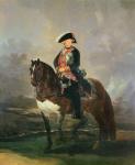 Equestrian portrait of King Carlos IV, 1800-1801 (oil on canvas)