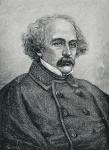 Nathaniel Hawthorne (1804-1864) American Author (engraving)