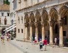 Pred Dvorom street in the old city, Dubrovnik, Croatia (photo)