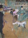 Quadrille at the Moulin Rouge, 1892 (oil on cardboard)