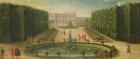 The Arc de Triomphe at Versailles (oil on canvas)