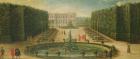 The Arc de Triomphe at Versailles (oil on canvas)