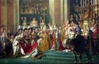The Consecration of the Emperor Napoleon (1769-1821) and the Coronation of the Empress Josephine (1763-1814), 2nd December 1804, detail from the central panel, 1806-7 (oil on canvas)