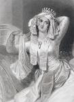 Cleopatra VII (69-30 BC) (engraving)