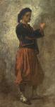 A Zouave, 1856-62 (oil on canvas)