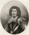 Richard Sackville, engraved by Bocquet, illustration from 'A catalogue of Royal and Noble Authors, Volume III', published in 1806 (litho)