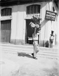 Flower vendor, Havana, c.1910 (b/w photo)