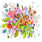 Bloom, 2014 (pen, ink, collage and paper)