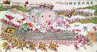 Recapture of Bac Ninh by the Chinese during the Franco-Chinese War of 1885, 1885-89 (coloured engraving)