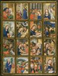 Life of the Virgin, from the 'Stein Quadriptych' (vellum)