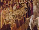 The Miracle of the Cross at the Bridge of Saint Lorenzo, detail of a group of Catherine Cornaro's ladies in waiting and a section of the crowd, 1500 (tempera on canvas)