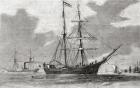 The Hansa. Schooner which took part in the second German North Polar Expedition in 1869.