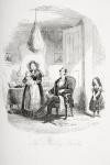 The Dombey Family, illustration from 'Dombey and Son' by Charles Dickens (1812-70) first published 1848 (litho)