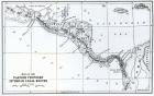 Map of the Various Proposed Isthmian Canal Routes (litho) (b/w photo)