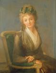 Portrait presumed to be Lucile Desmoulins (1771-94) 1794 (oil on canvas)