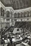 A night sitting in the Italian Chamber of Deputies, from 'Leisure Hour', 1891 (engraving)