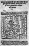 John Lydgate at his desk, c.1515 (woodcut)