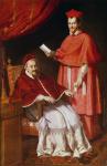 Portrait of Pope Gregory XV and Ludovico Ludovisi (oil on canvas)