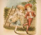 Illustration from 'Old Mother Goose's Rhymes and Tales', published by Frederick Warne & Co., c.1890s (chromolitho)